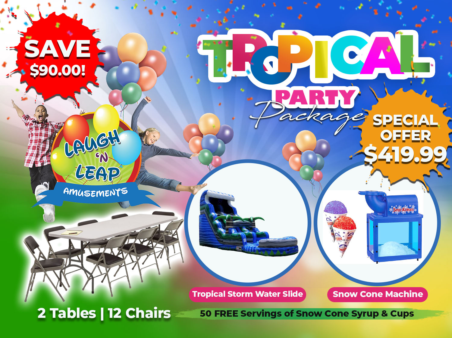 Tropical Party Package