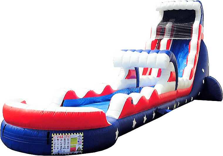American Dream Water Slide with Slip n Slide extension
