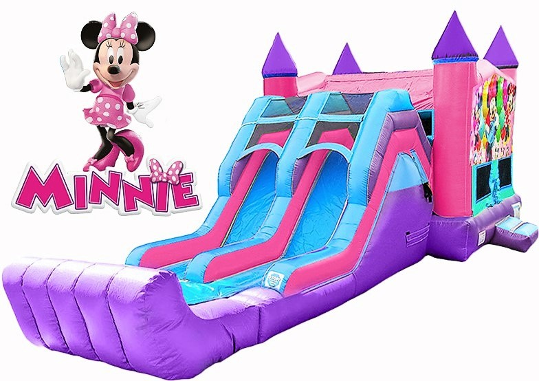 Minnie Mouse Bounce House & Slide - Dry