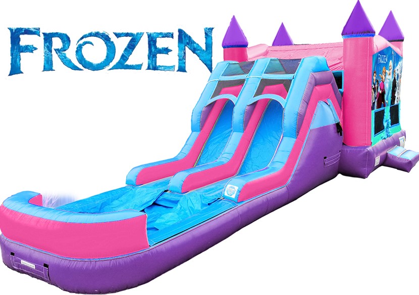 Frozen Bounce House & Water Slide Combo