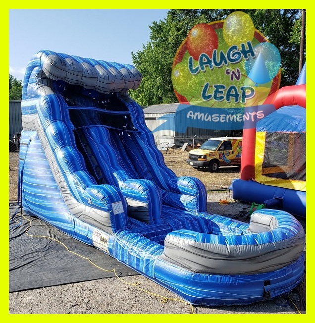 Junior Splash Water Slide - 15 feet tall w/pool