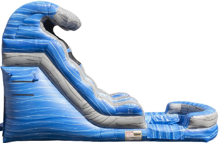 Junior Splash Water Slide - 15 feet tall w/pool