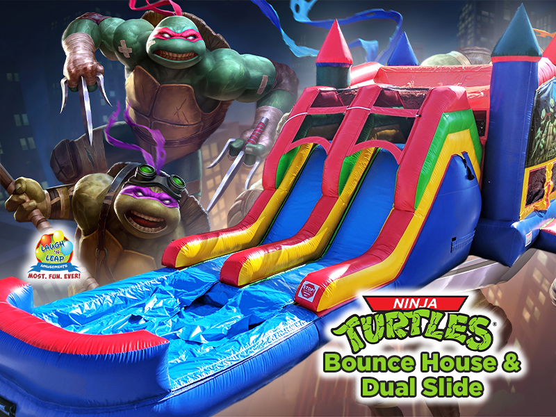 Ninja Turtles Bounce & Double Slide Combo