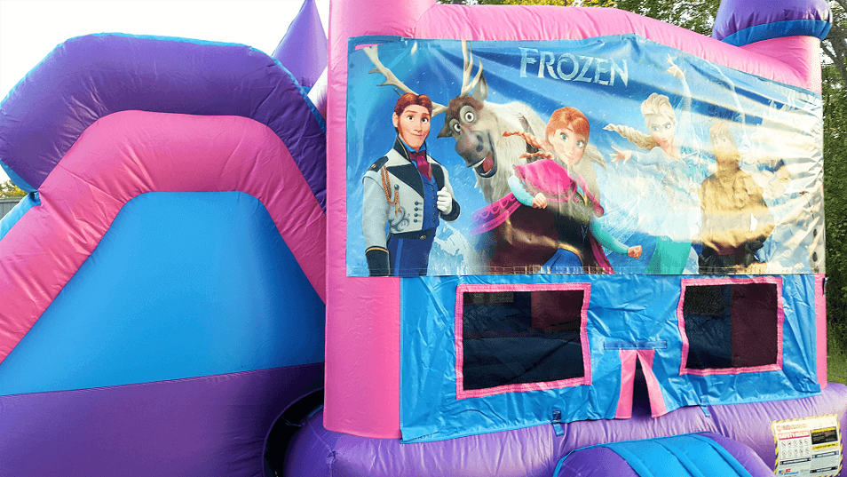 Frozen Bounce House & Water Slide Combo