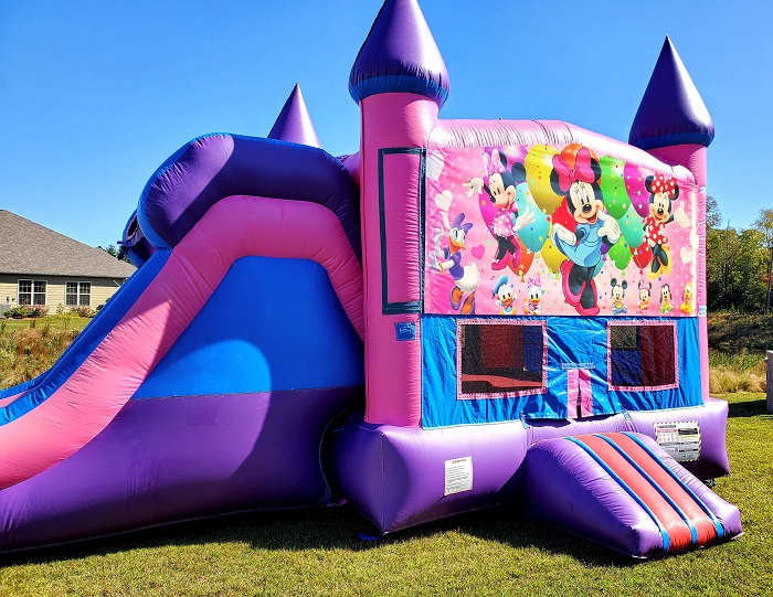 Minnie Mouse Bounce House & Slide - Dry