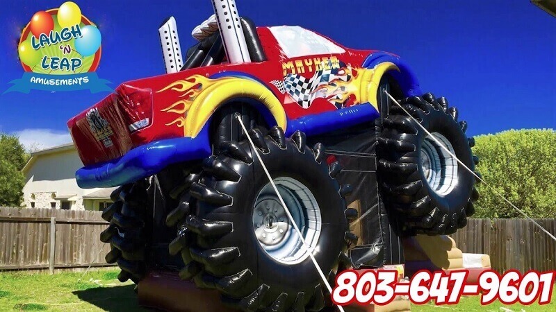 Monster Truck Bounce & Slide Combo