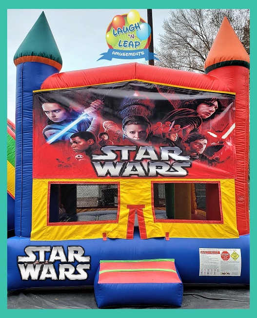 Star Wars Bounce House & Double Slide Combo