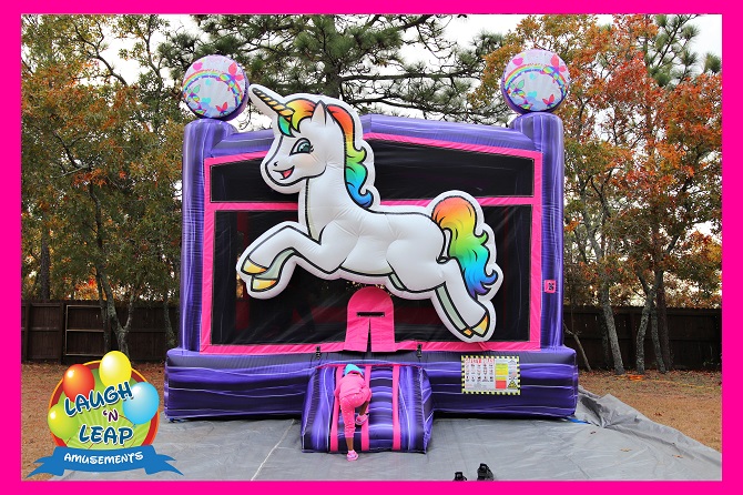 Unicorn 3D Bounce House
