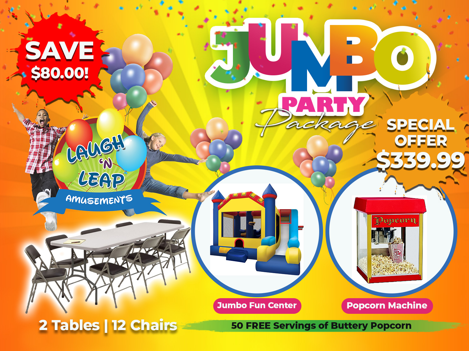 Jumbo Party Package