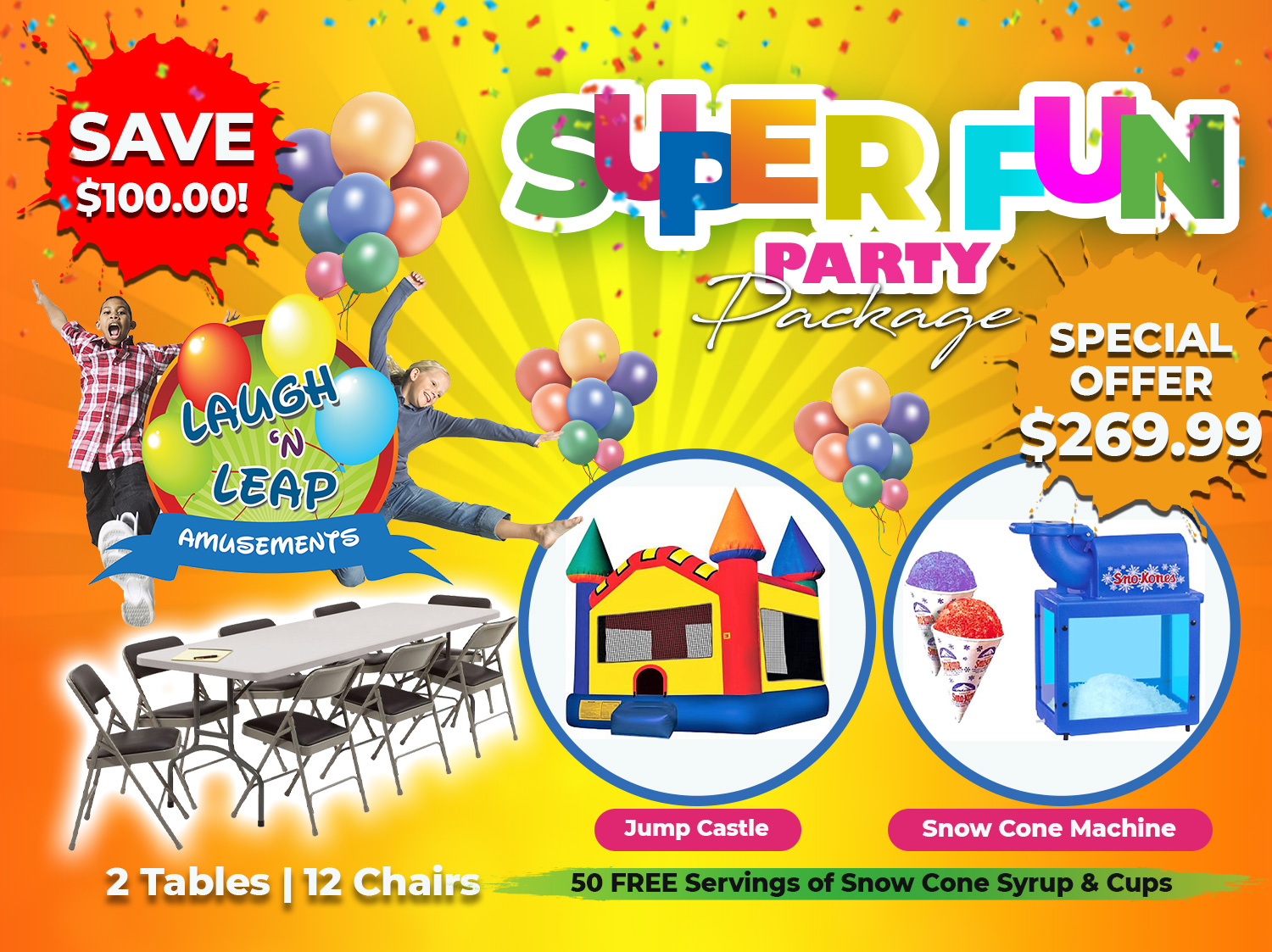 Super Fun Party Package