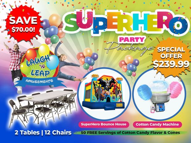 Superhero Party Package
