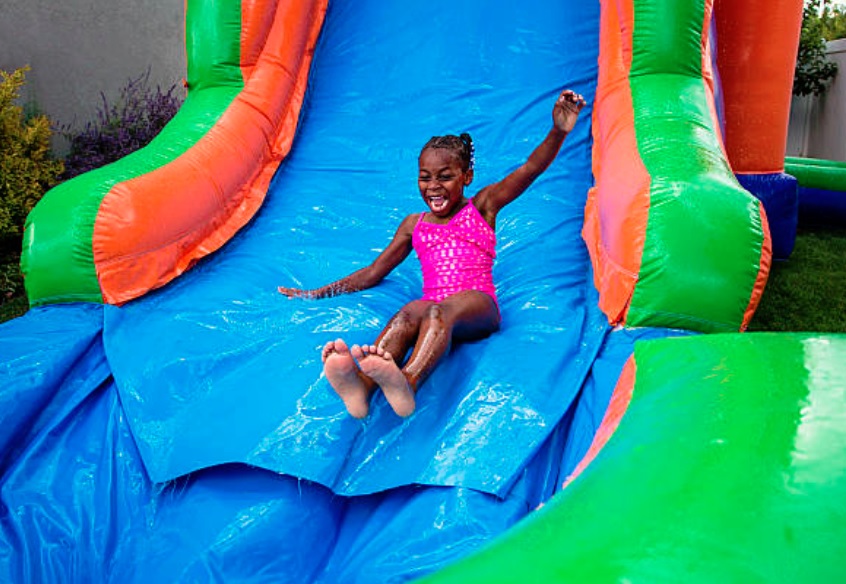Sliding on water inflatable rental Irmo SC